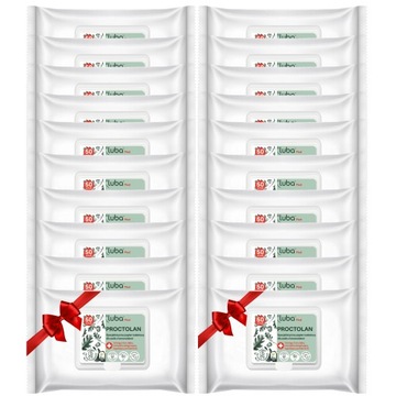 LUBA MED PROCTOLAN nawilżany papier toaletowy pop-up 18+2 gratis