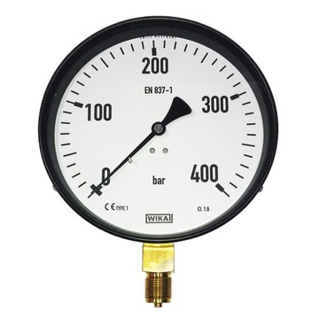 0-400BAR Manometr 160mm M20x1,5 M160R /111.20.160