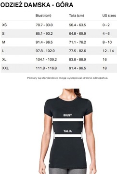 DAMSKI LONGSLEEVE TRENINGOWY UNDER ARMOUR STÓJKA DOPASOWANY L