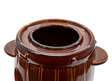 Керамическая бочка 6л Керамическая посуда ДЛЯ ВЫБОРКИ огурцов маринованной капусты + БЕСПЛАТНО