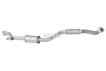 ASMET TŁUMIK UKŁADU WYDECHOWEGO PRZÓD VOLVO S40 I V40 MITSUBISHI