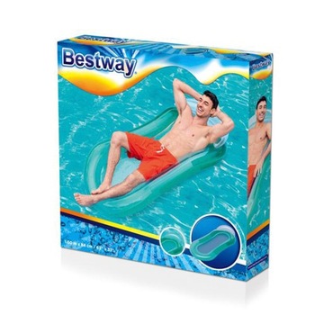 НАДУВНОЙ МАТРАС ДЛЯ ПЛАВАНИЯ С СЕТОЧНЫМ ДНОМ BESTWAY BLUE 160см