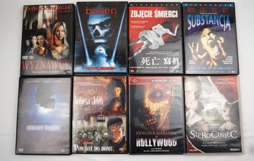 Zestaw Horrorów 6 DVD +2 VCD Substancja Sierociniec Krwawy Księżyc