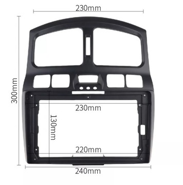Рамка магнитолы 9