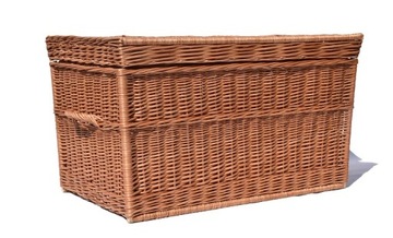 KUFER WIKLINOWY w stylu skandynawskim dł 80cm