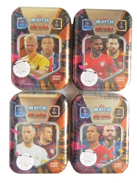 KARTY PIŁKARSKIE CHAMPIONS LEAGUE 2020 / 21 4 x PUSZKA LIMITED MESSI