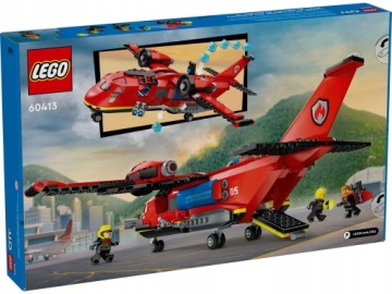 LEGO CITY 60413 ПОЖАРНО-СПАСАТЕЛЬНЫЙ САМОЛЕТ в ПОДАРОК