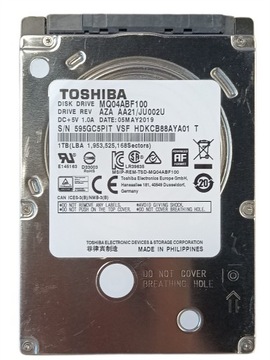 DYSK TWARDY HDD TOSHIBA 1TB 2,5