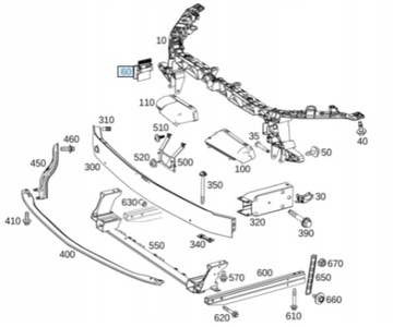 PODSTAWA pasa przedniego PRAWA okular MERCEDES A W177 B W247 CLA W118