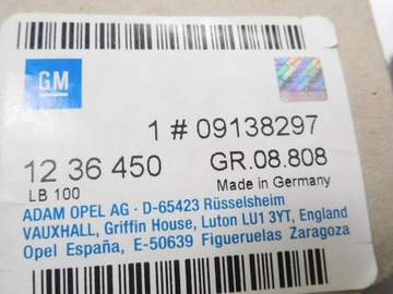 DISPLEJ DATUM I BUDÍK RÁDIOVÉHO OPEL ASTRA G ZAFIRA A OE 9138297