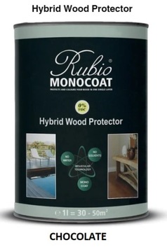 Rubio Monocoat Hybrid Wood Protector ШОКОЛАД 1л террасы, фасады