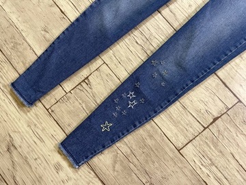 DESIGUAL Spodnie Damskie JEANS rurki IDEAŁ S stretch