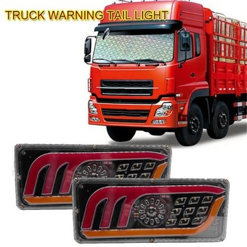 2SZT. LED ZADNÍ SVĚTLO NÁKLADNÍ AUTO SMĚROVKA BRZDIT 46CM PŘÍVĚSU