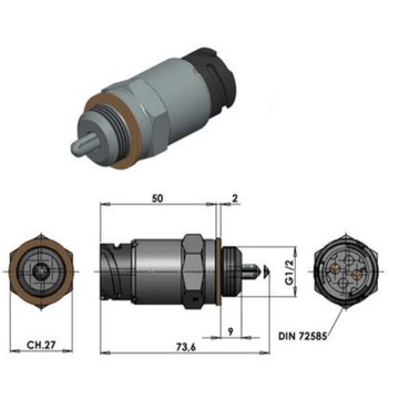 Датчик ВОМ М14; М20