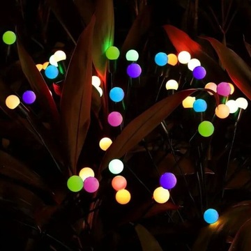 ШАРЫ СОЛНЕЧНЫХ ЛАМП 8 СВЕТОДИОДНЫХ ЛАМП ДЕКОРАТИВНЫЕ ШАРЫ С СЕНСОРОМ 75 СМ