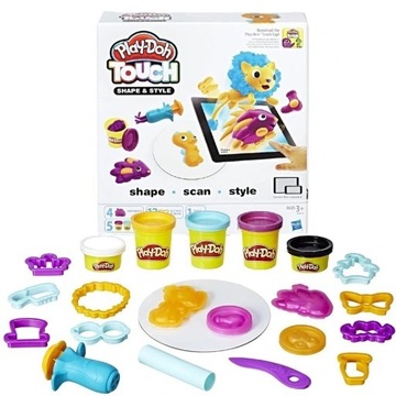 CIASTOLINA ZWIERZĄTKA ZESTAW INTERAKTYWNY PLAY-DOH TOUCH 224g B9018