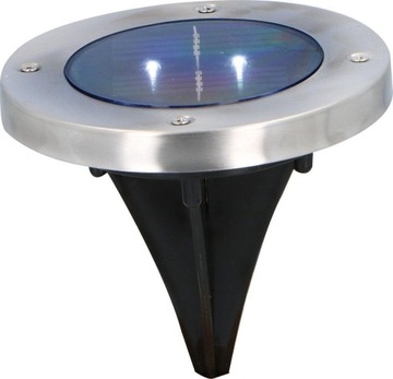 Solarna lampa wbijana trawnikowa 2 LED