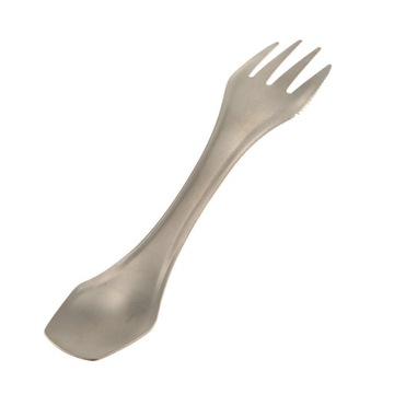 Tytanowa zastawa stołowa Lixada tytanowa Spork wid