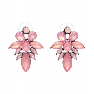 JURAN Роскошные серьги-гвоздики с кристаллами в стиле ретро