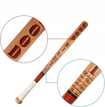 ДЕРЕВЯННАЯ БЕЙСБОЛЬНАЯ БИТА ДЛЯ КОСПЛЕЙ 84 СМ