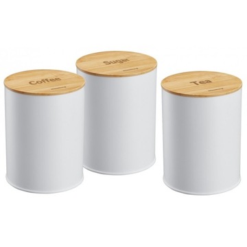 Zestaw Pojemników LOFT Styl WHITE EDYTION KB-7491