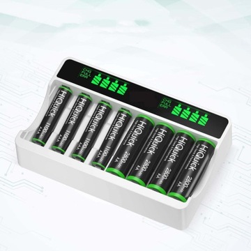 БЫСТРОЕ ЗАРЯДНОЕ УСТРОЙСТВО ДЛЯ АККУМУЛЯТОРОВ AA И AAA NI-MH/NI-CD УНИВЕРСАЛЬНОЕ