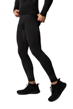 LEGGINSY TERMOAKTYWNE MĘSKIE SPAIO BREEZE NA LATO BLACK/GRAY L