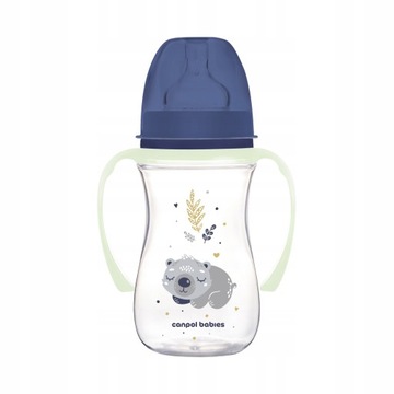 CANPOL BUTELKA DO MLEKA ANTYKOLKOWA 240ml WIEK 3m+ EasyStart Sleepy Koala