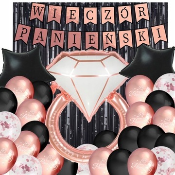 Zestaw Balonowy Na Wieczór Panieński Ozdobne Balon