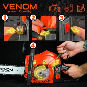 БЕНЗИНОВАЯ ПИЛА ЦЕПНАЯ ПИЛА 5.9HP 58CC 4xЦЕПЬ 2xНАПРАВЛЯЮЩИЕ 16' 18'