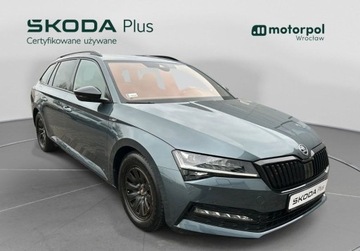 Skoda Superb III Kombi Facelifting 2.0 TSI 190KM 2020 Skoda Superb Sportline Pakiet Comfort, FV 23, GPS, Tempomat, Ambiente, Ke, zdjęcie 13