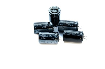 Kondensator el. 2200uF 35V RUBYCON YXA cena -10szt