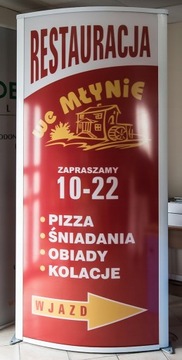 PYLON LED 350x125 cm PLEXI totem REKLAMOWY