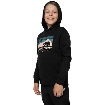 ТОЛСТОВКА С КАПЮШОНОМ 4F ДЛЯ МАЛЬЧИКОВ JSS23SM241