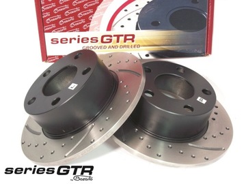 TARCZE wiercone Bozarto GTR 245mm AUDI C4 A6 VW Passat B5 Superb TYŁ