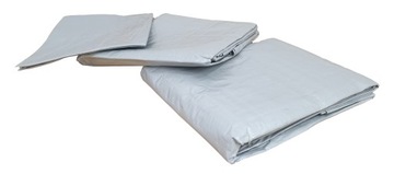 Брезент 3х3м серебристый, прочный, водонепроницаемый.