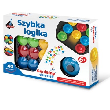 GENIALNY DZIECIAK GRA LOGICZNA SZYBKA LOGIKA ASKATO WERSJA POLSKA 6+