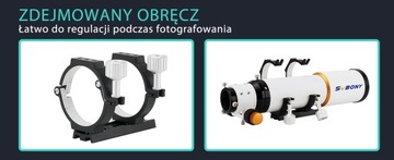 Ахроматический рефрактор телескопа Svbony SV503 ED, телескоп OTA (80 мм)