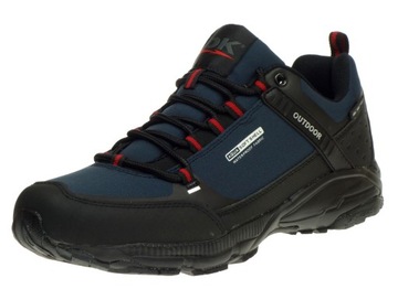 Buty Męskie Trekkingowe DK PREDATOR SoftShell OUTDOOR Sportowe Navy/Red 48