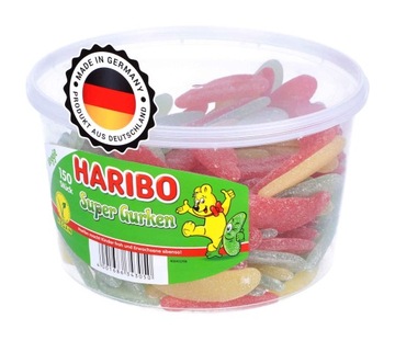 HARIBO ЖЕЛЕ ИЗ КИСЛЫХ ОГРУГОВ ГУРКЕН САУРЕ 150 ШТ DE