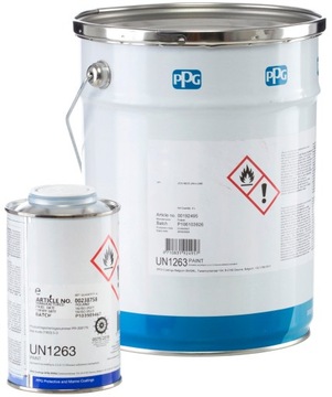 Farba OKRĘTOWA bramy,ogrodzenia 4L RAL 8017 brąz
