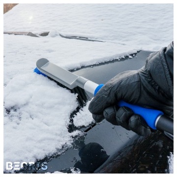 ДЛИННЫЙ СКРЕБОК СКРЕБОК 2 В 1 С ШИРОКОЙ ЩЕТКОЙ ДЛЯ УДАЛЕНИЯ СНЕГА