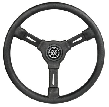 KIEROWNICA DO MOTORÓWKI KOŁO STEROWE 35cm / 350mm CZARNA - LUISI RIVIERA
