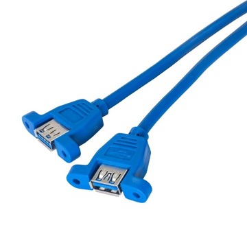USB-адаптер 19-контактный 2x USB 3.0 Akyga AK-CA-62 65см