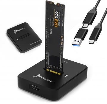 Adapter SSD M.2 NVMe SATA kieszeń dysk USB-C 3.2