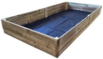 Warzywniak impregnowany ciśnieniowo 240x100x27 inspekt skrzynia zielnik