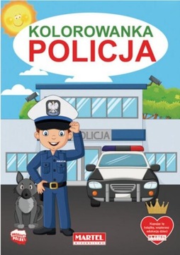 Kolorowanka A4 - POLICJA, A4 32 str.