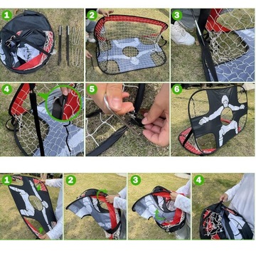 ФУТБОЛЬНЫЕ ВОРОТА КОМПЛЕКТ ФУТБОЛЬНЫХ ТРЕНИРОВОЧНЫХ СЕТОК