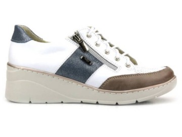 ЖЕНСКАЯ ОБУВЬ HELIOS 406 КОЖАНЫЕ ТУФЛИ НА ПЛАТФОРМЕ