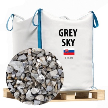 Grys Ozdobny Ogrodowy Kamień GREY SKY 8-16mm TONA